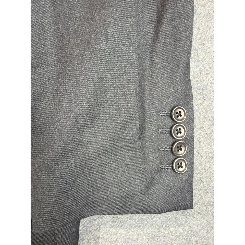 Coppley Blazer Mens 46R Grey Gibson 2112C 100% S-100s Wool 2-Button‎ Sport Coat